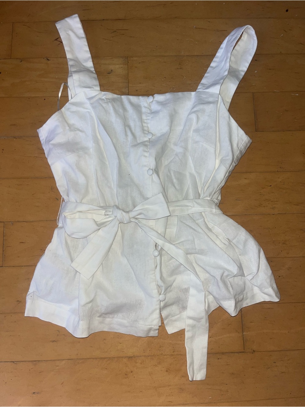 Mango Linen Tank Top